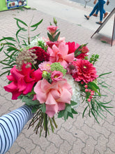 Load image into Gallery viewer, Lady in Pink (size option) *bouquet* shades of pinks+whites